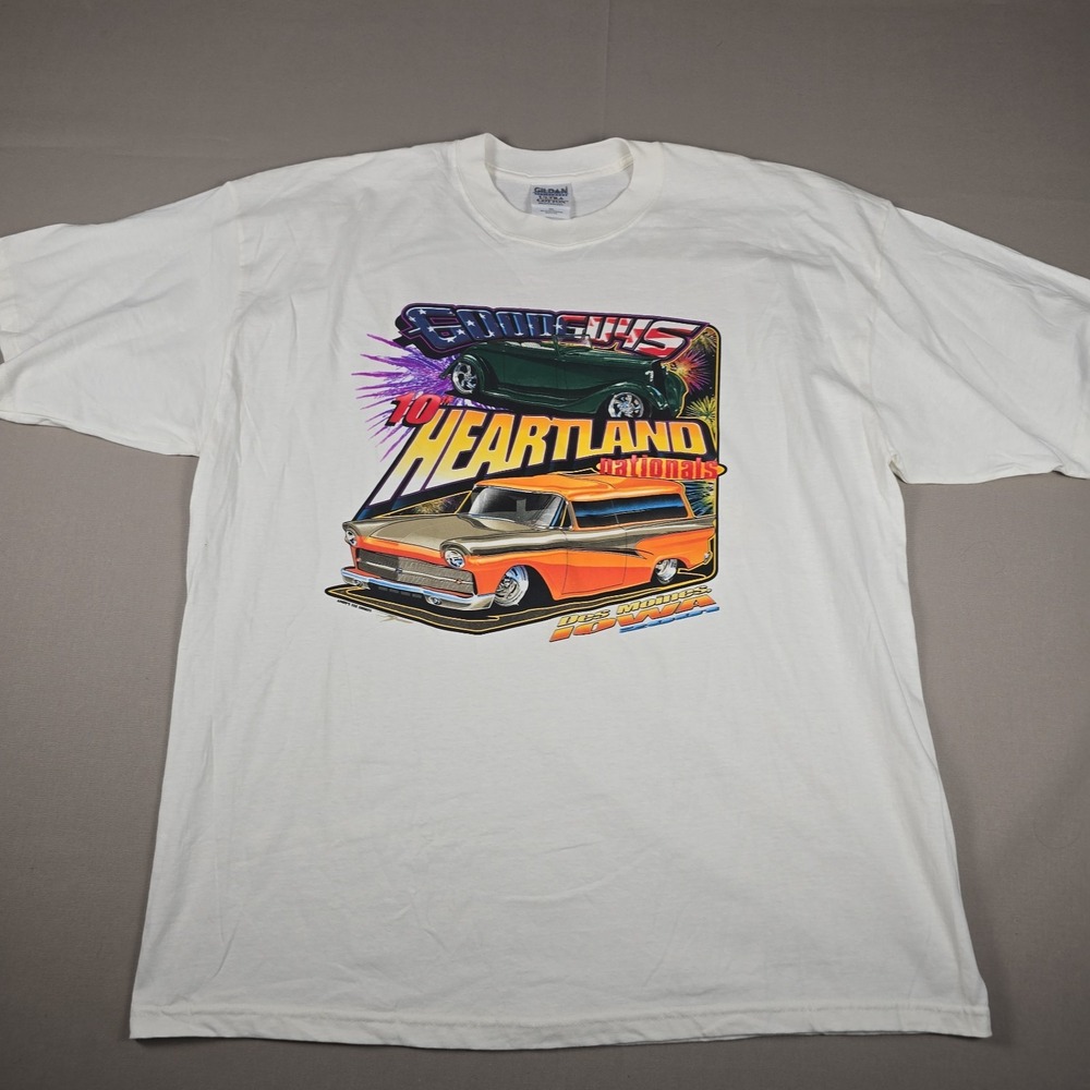 Goodguys Shirt Vtg‎ 2001 Heartland Nationals Classic Car Show T-Shirt Size 2XL